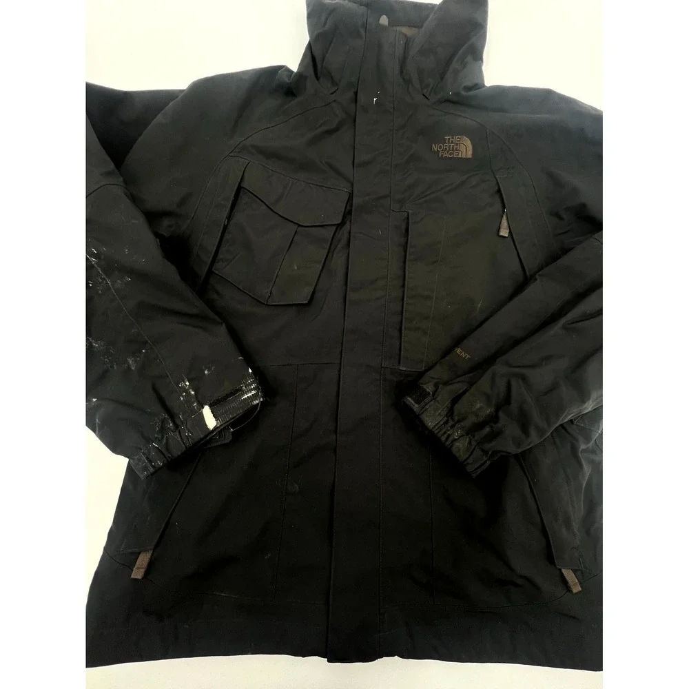 The North Face Dryvent Ski Jacket Mens Small Black Lined Waterproof Insulated